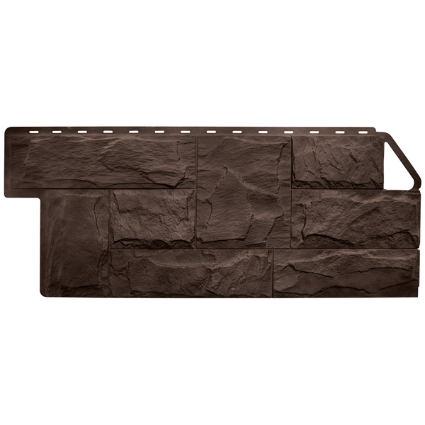 Фасадная панель Альта Профиль Гранит ЭКО Коричневый