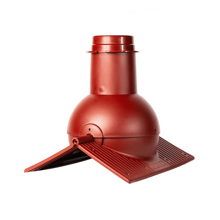 Коньковый вентиль Krovent Pipe-Cone (365×280 мм) Красный