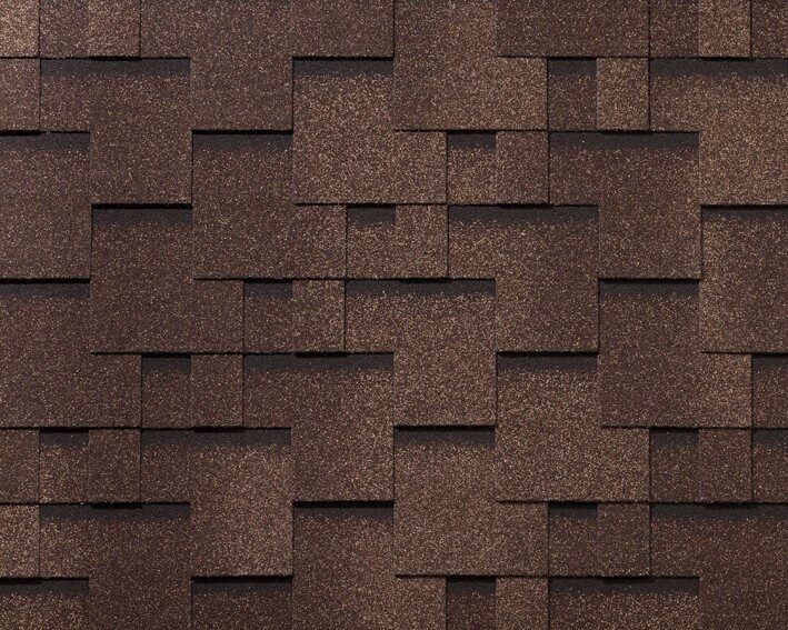 Гибкая черепица "Roofshield" Premium / Модерн, Лесной орех
